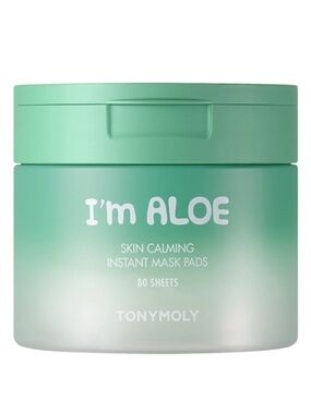 TONYMOLY I'm Aloe Skin Calming Instant Mask Pads 80 Sheets BRAND NEW/SEALED